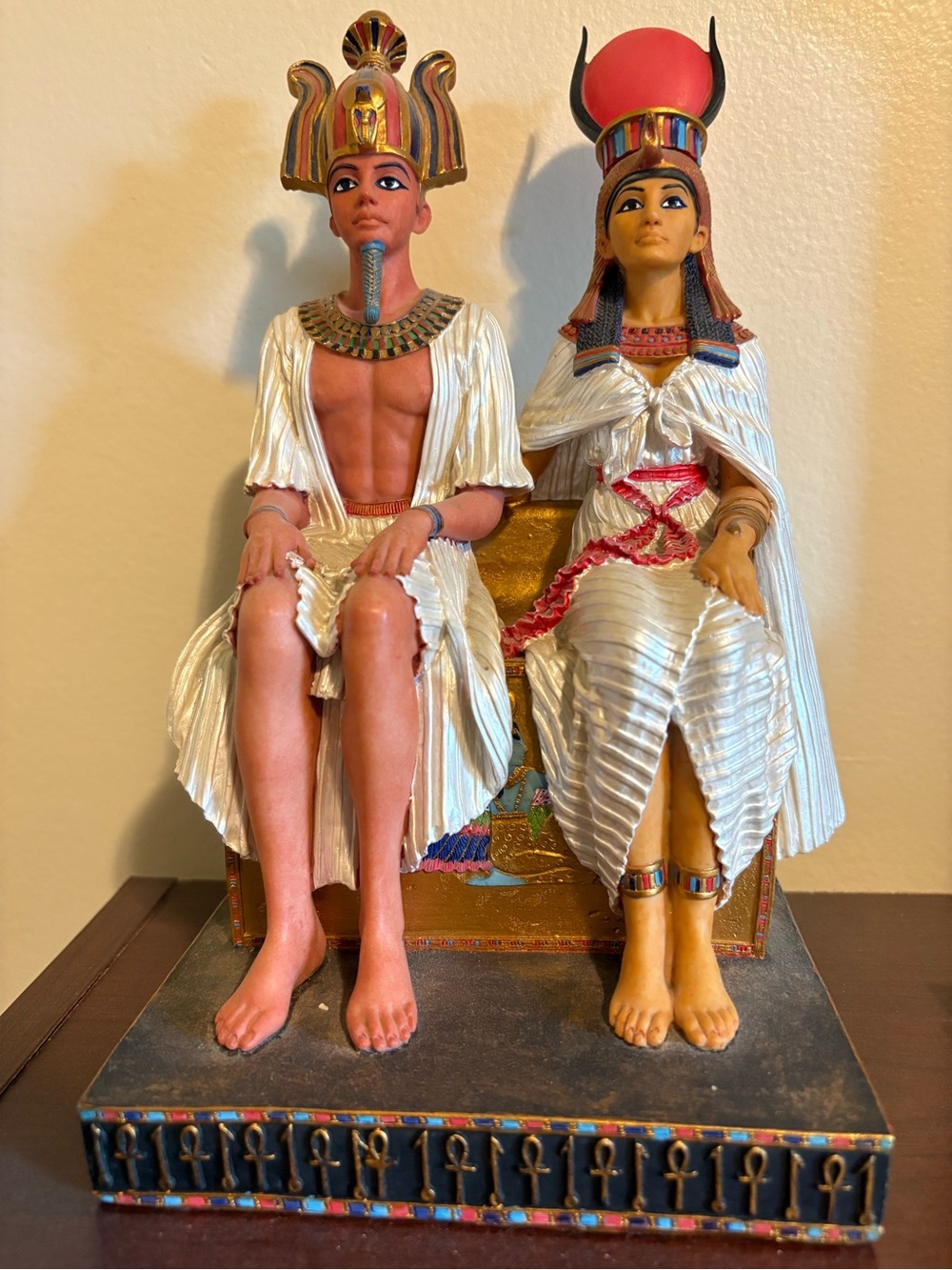 Ancient Egyptian God and Goddess Figurine
